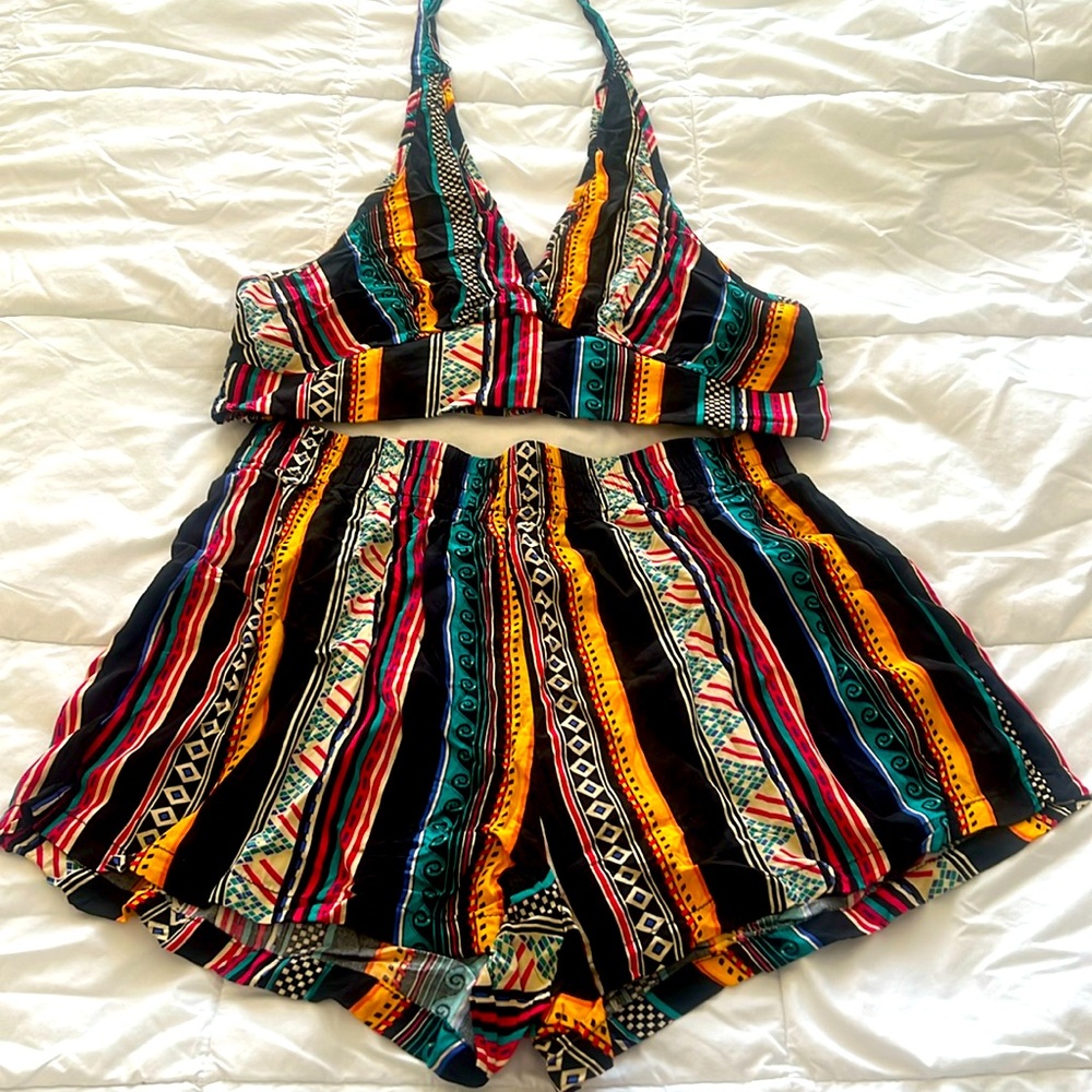 Two piece short set